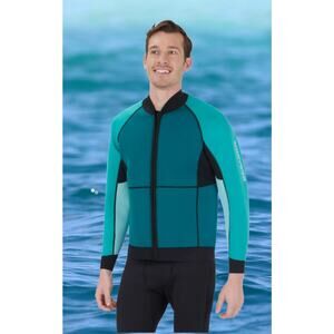 Mens SEA-DOO Montego Wetsuit Jacket Large Water Sports Jet Ski Water Ski NWT